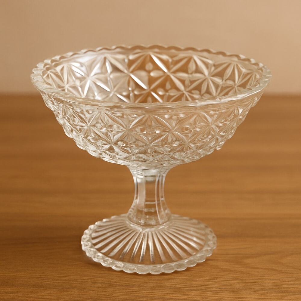 Beautiful ~‎ Vintage Imperial Glass Candy/Nut Dish - Pressed Glass